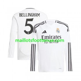 Maillot/Tenue Real Madrid Jude Bellingham 5 Domicile 2024/2025 Manche Longue